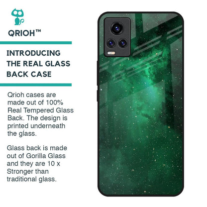 Emerald Firefly Glass Case For Vivo V20