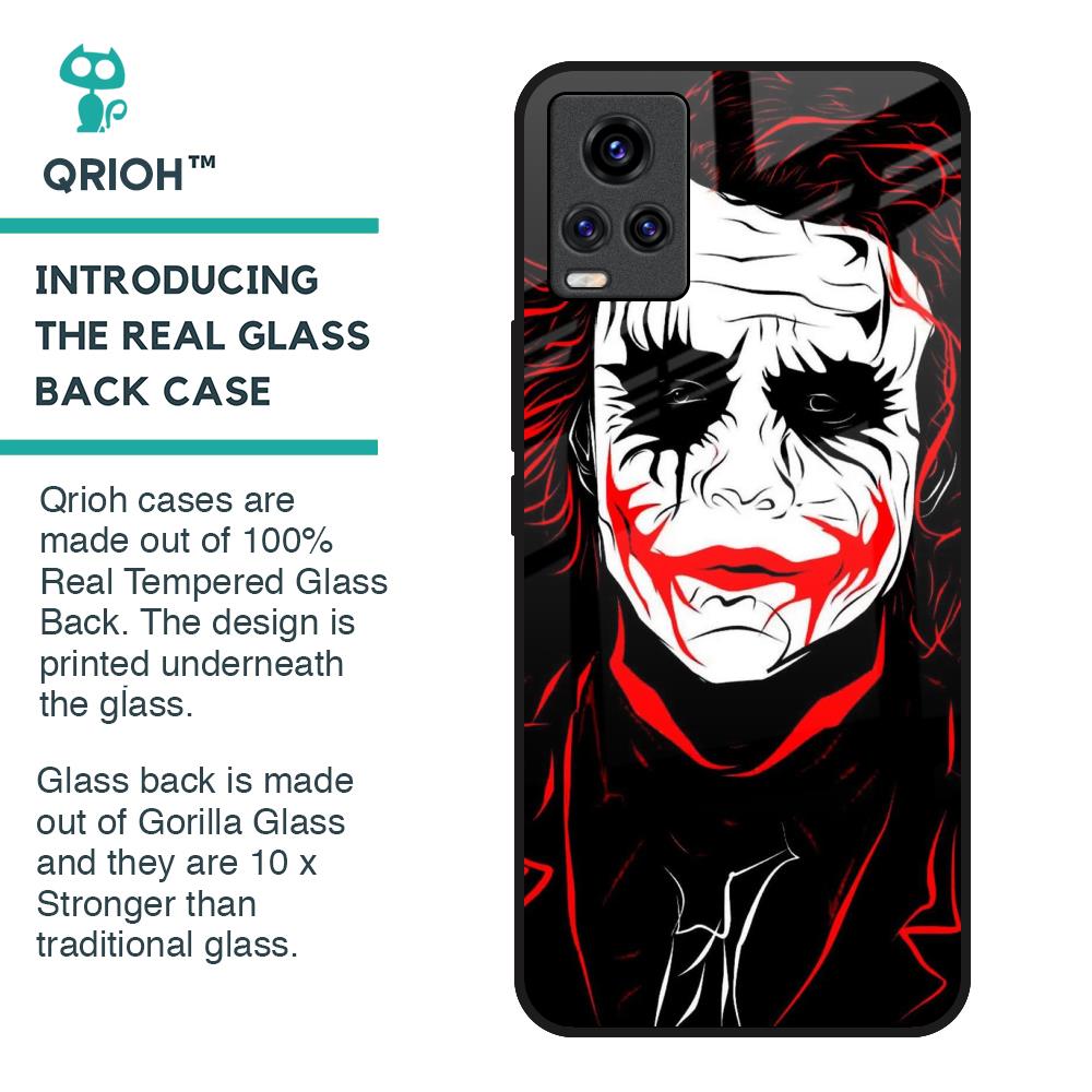 Life In Dark Glass Case For Vivo V20