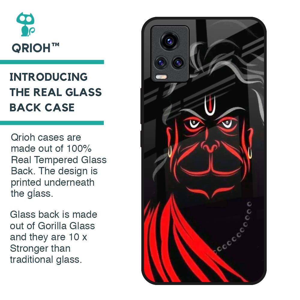 Lord Hanuman Glass Case For Vivo V20