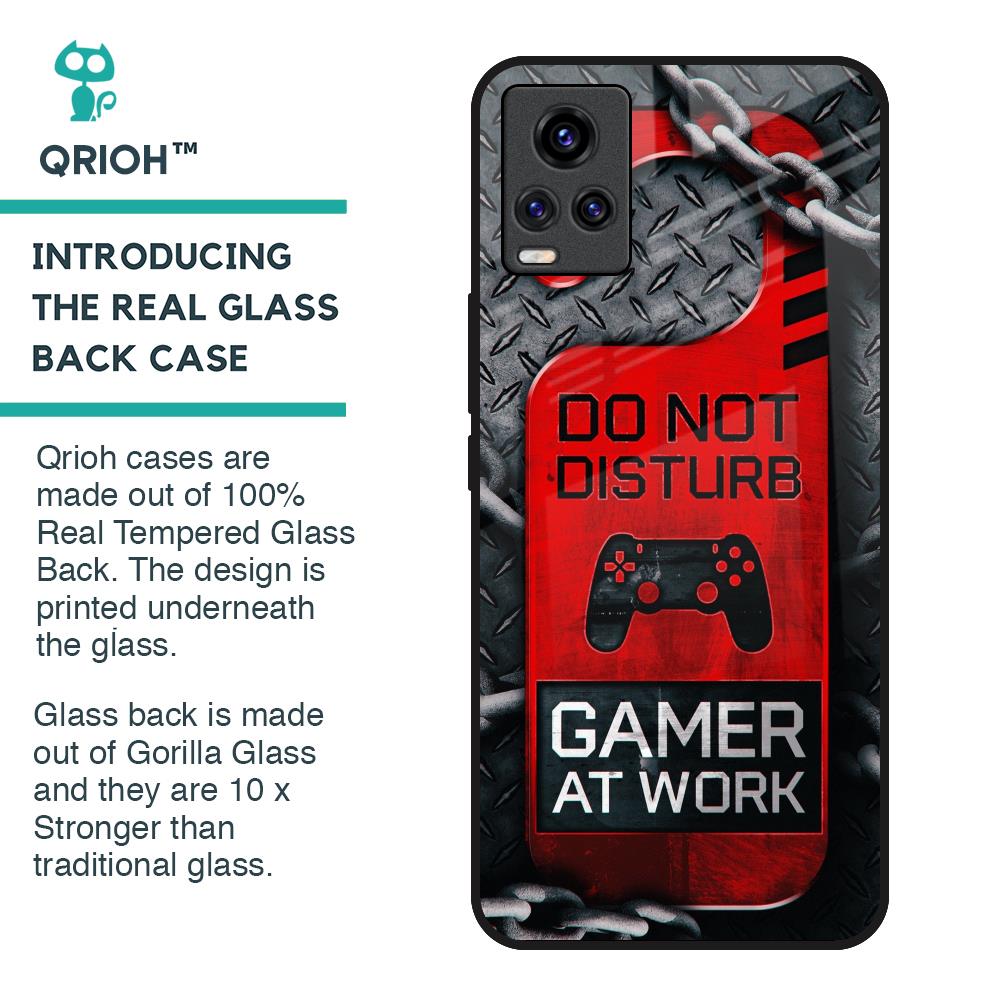 Do No Disturb Glass Case For Vivo V20