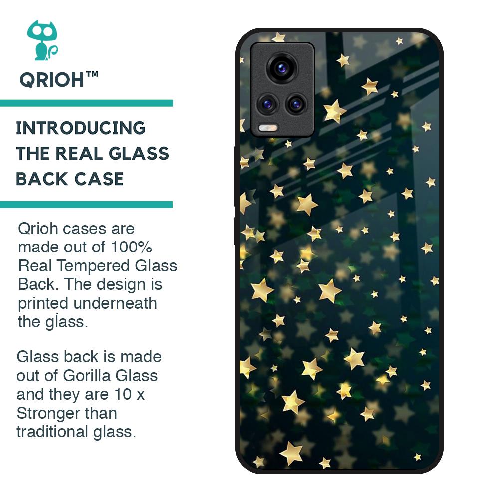 Dazzling Stars Glass Case For Vivo V20