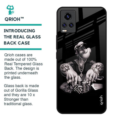 Gambling Problem Glass Case For Vivo V20