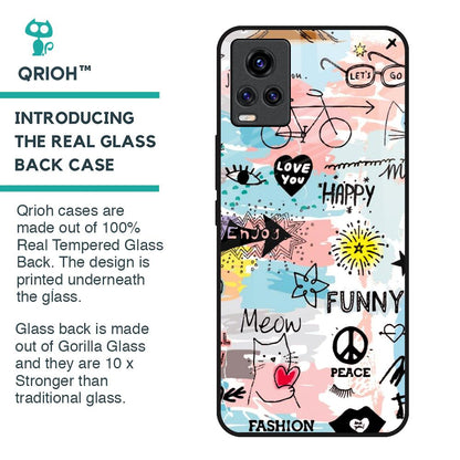Just For You Glass Case For Vivo V20