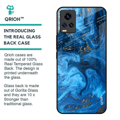 Gold Sprinkle Glass Case for Vivo V20