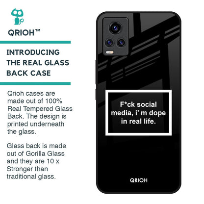 Dope In Life Glass Case for Vivo V20
