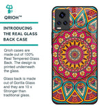 Elegant Mandala Glass Case for Vivo V20