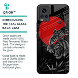 Red Moon Tiger Glass Case for Vivo V20