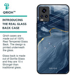 Deep Ocean Marble Glass Case for Vivo V20