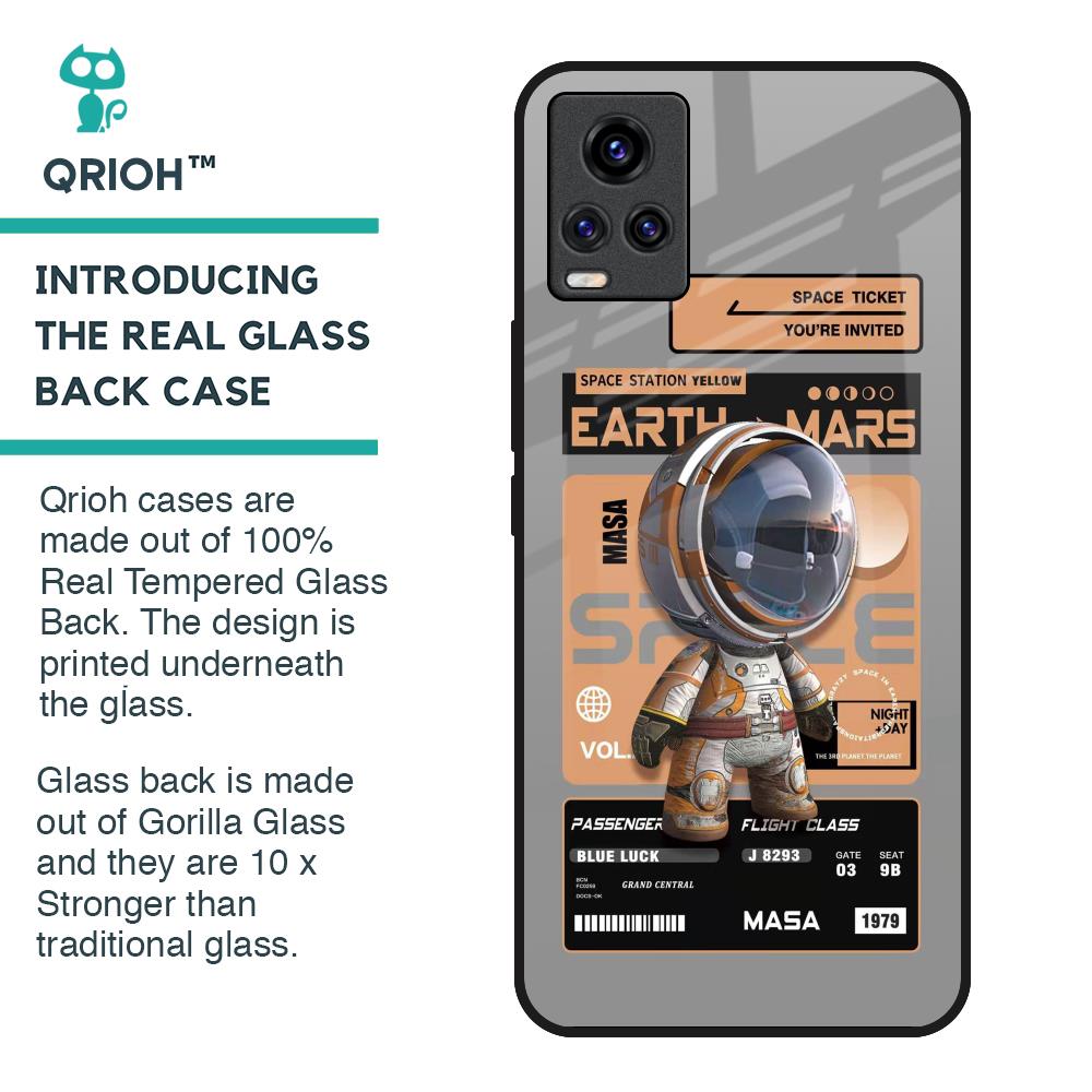 Space Ticket Glass Case for Vivo V20