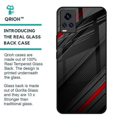 Modern Abstract Glass Case for Vivo V20