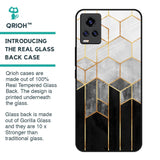 Tricolor Pattern Glass Case for Vivo V20