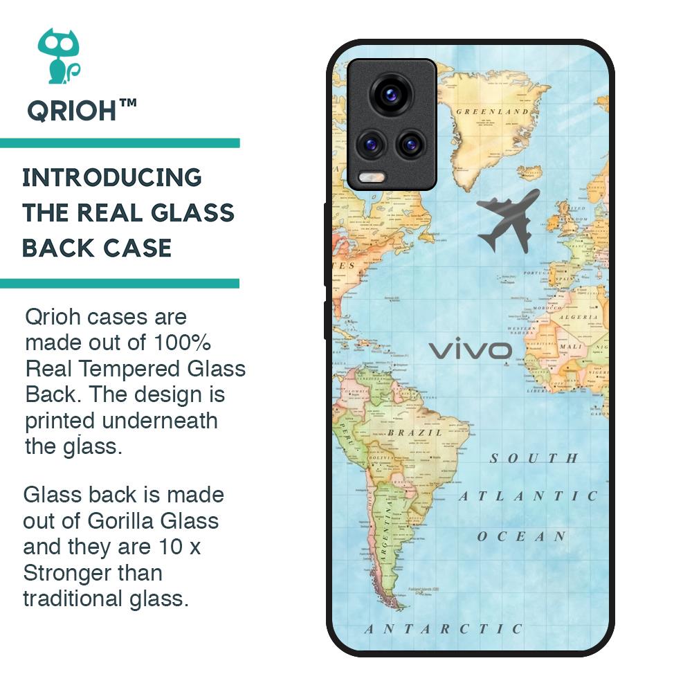 Fly Around The World Glass Case for Vivo V20