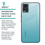 Arctic Blue Glass Case For Vivo V20