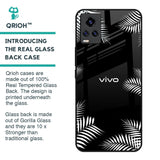 Zealand Fern Design Glass Case For Vivo V20
