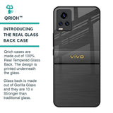 Grey Metallic Glass Case For Vivo V20