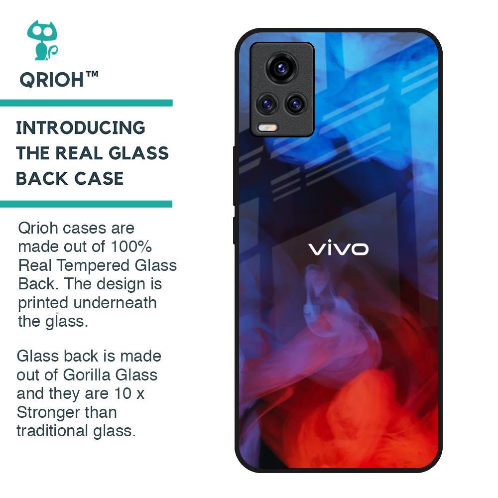Dim Smoke Glass Case for Vivo V20