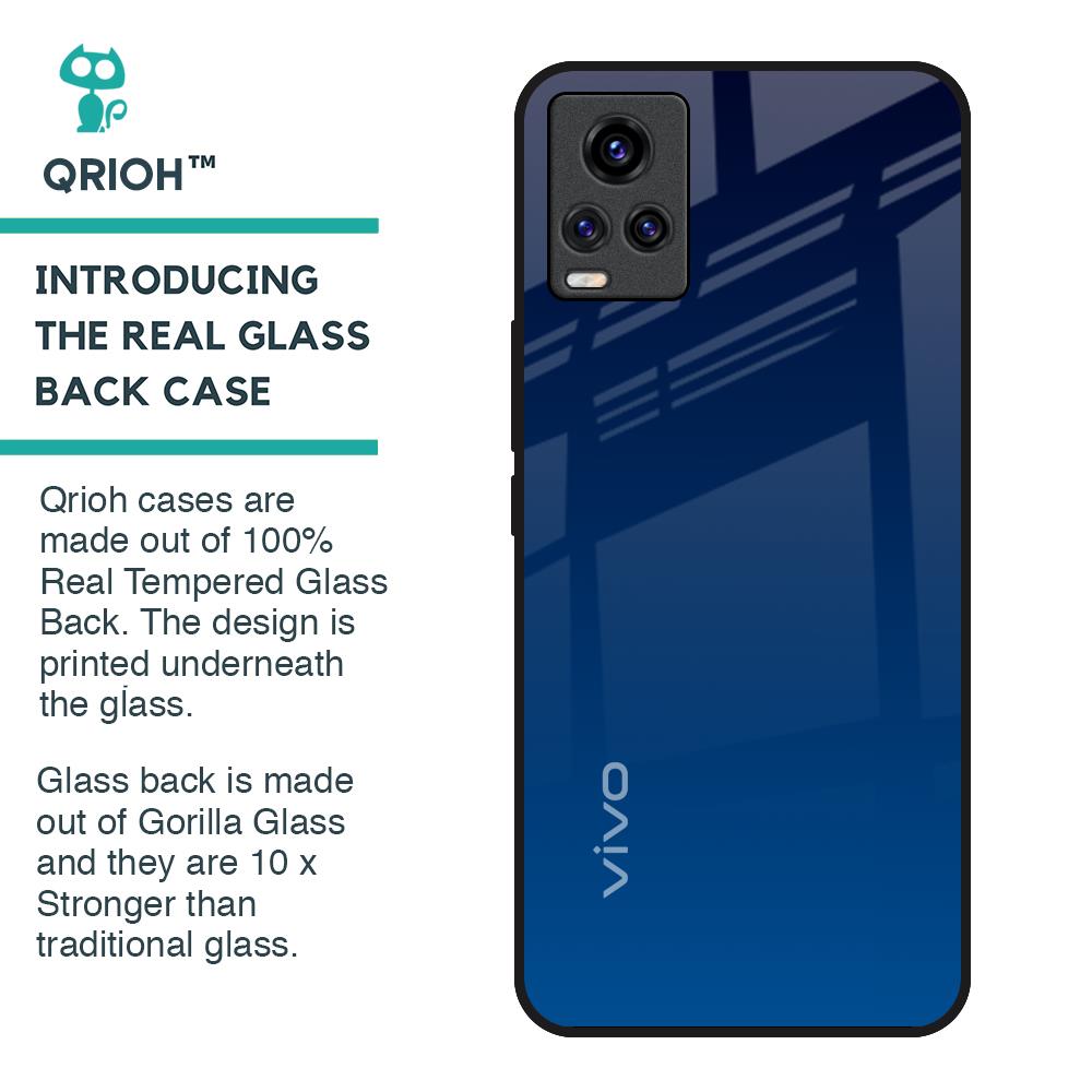 Very Blue Glass Case for Vivo V20