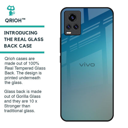 Sea Theme Gradient Glass Case for Vivo V20
