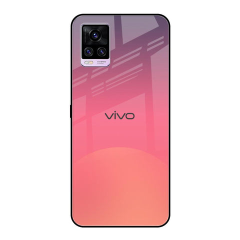 Sunset Orange Vivo V20 Glass Cases & Covers Online
