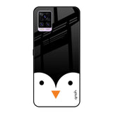 Cute Penguin Vivo V20 Glass Cases & Covers Online