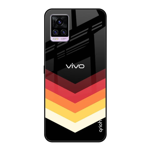 Abstract Arrow Pattern Vivo V20 Glass Cases & Covers Online