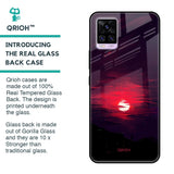 Morning Red Sky Glass Case For Vivo V20