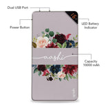 Soft Hued Corsage Customized Power Bank