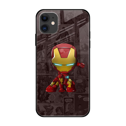 Angry Baby Super Hero iPhone 12 Glass Back Cover Online