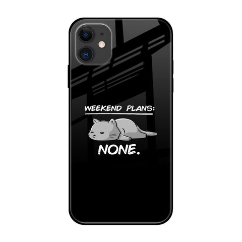 Weekend Plans iPhone 12 Glass Back Cover Online