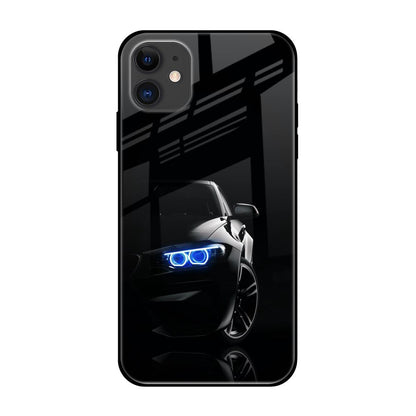 Car In Dark iPhone 12 Glass Back Cover Online
