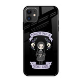 Touch Me & You Die iPhone 12 Glass Back Cover Online