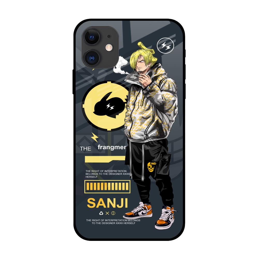 Cool Sanji iPhone 12 Glass Back Cover Online
