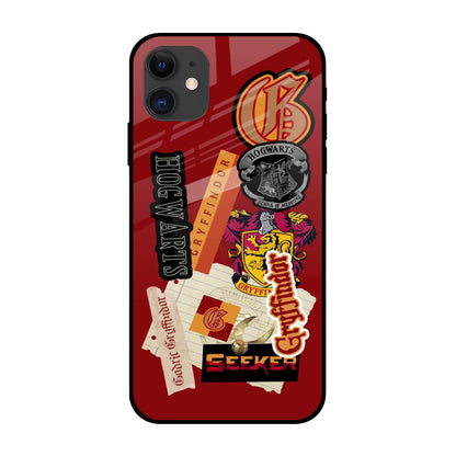 Gryffindor iPhone 12 Glass Back Cover Online