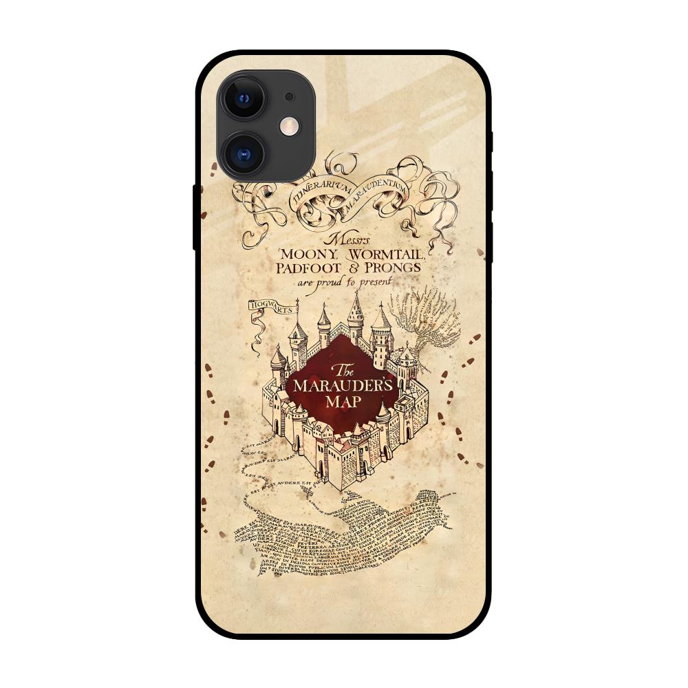 Magical Map iPhone 12 Glass Back Cover Online