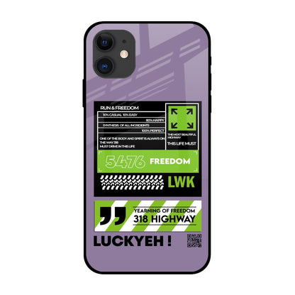 Run & Freedom iPhone 12 Glass Back Cover Online