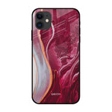 Crimson Ruby iPhone 12 Glass Back Cover Online