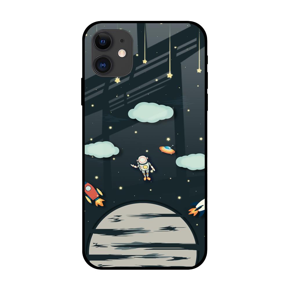 Astronaut Dream iPhone 12 Glass Back Cover Online