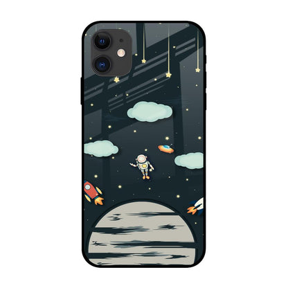 Astronaut Dream iPhone 12 Glass Back Cover Online