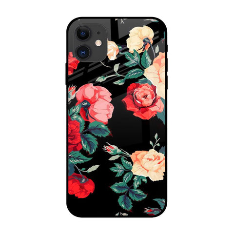 Floral Bunch iPhone 12 Glass Back Cover Online