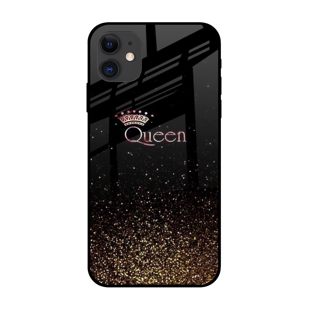 I Am The Queen iPhone 12 Glass Back Cover Online