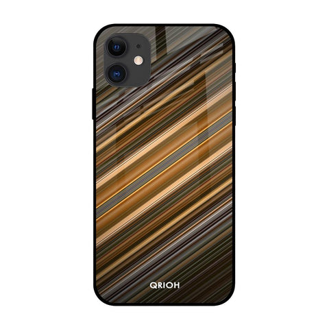 Diagonal Slash Pattern iPhone 12 Glass Back Cover Online