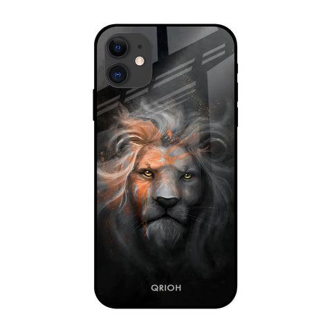 Devil Lion iPhone 12 Glass Back Cover Online