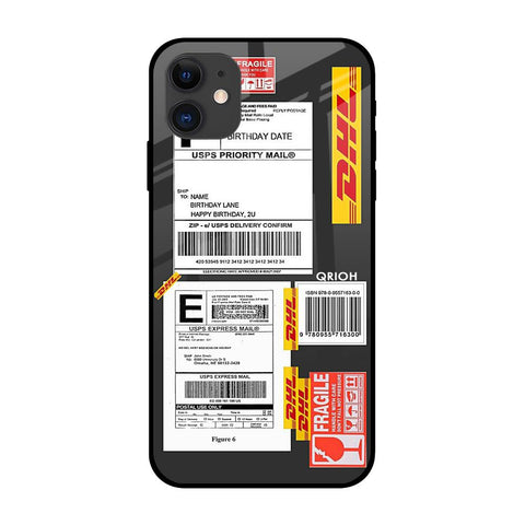Cool Barcode Label iPhone 12 Glass Back Cover Online