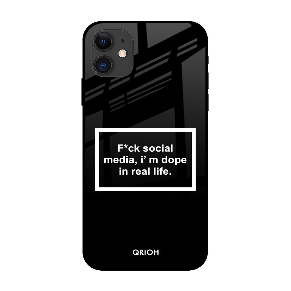 Dope In Life iPhone 12 Glass Back Cover Online