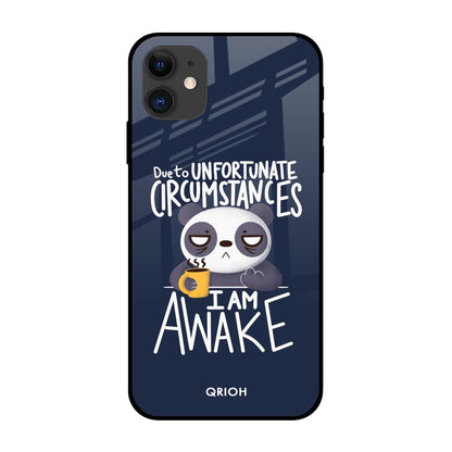 Struggling Panda iPhone 12 Glass Back Cover Online