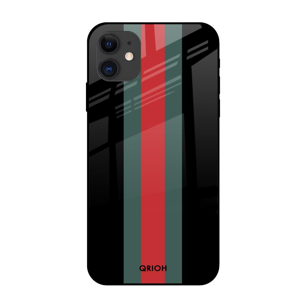 Vertical Stripes Apple iPhone 12 Glass Cases & Covers Online