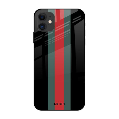 Vertical Stripes Apple iPhone 12 Glass Cases & Covers Online