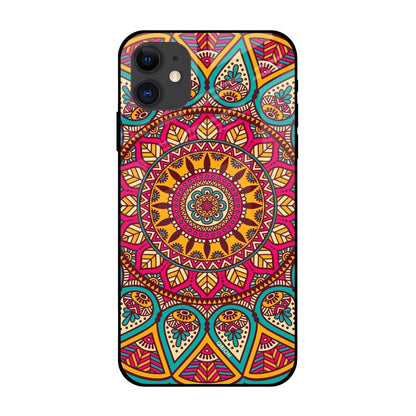 Elegant Mandala Apple iPhone 12 Glass Cases & Covers Online