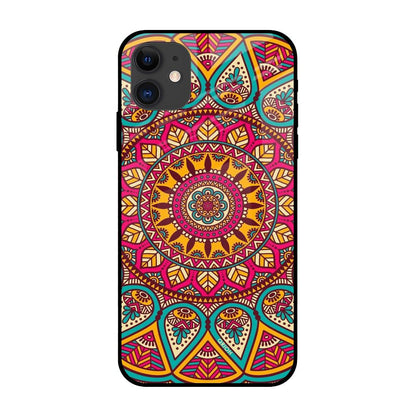 Elegant Mandala iPhone 12 Glass Back Cover Online
