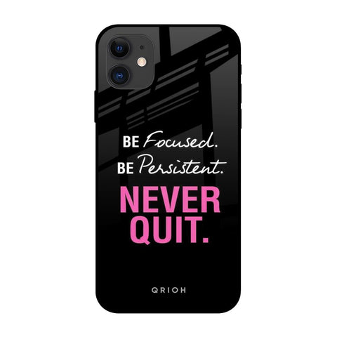 Be Focused iPhone 12 Glass Back Cover Online